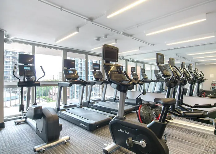 Апартаменты Gold Coast 1br W Gym Lounge 1 Block To L Chi-800 *